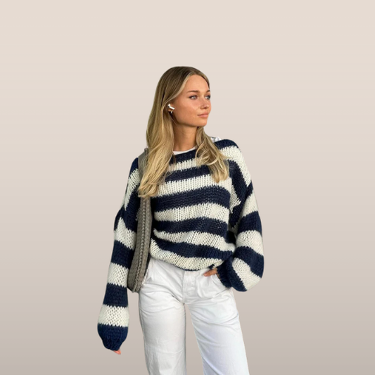 Fleur – Gebreide Trui met Strepen