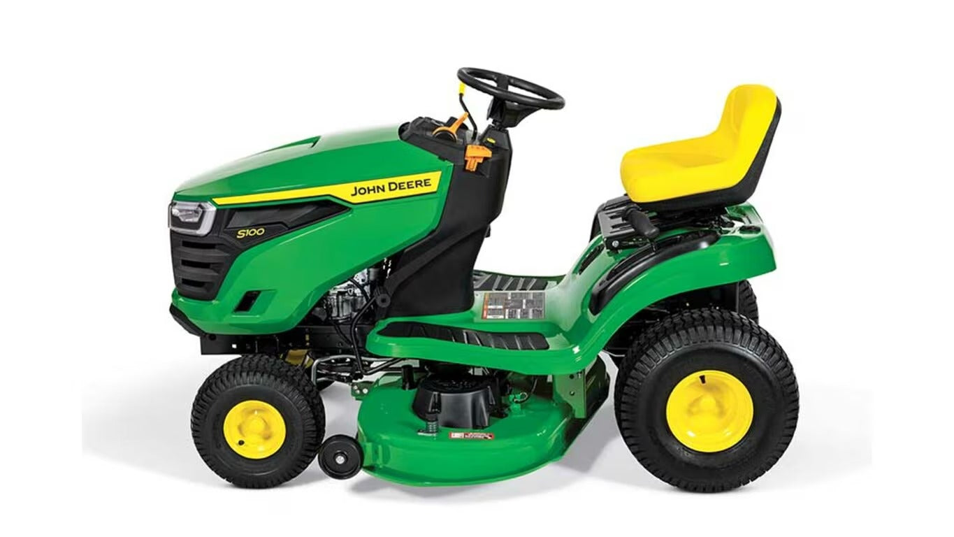John Deere S100 42-inch 17.5HP Hydrostatic Gas Riding Mower Tractor