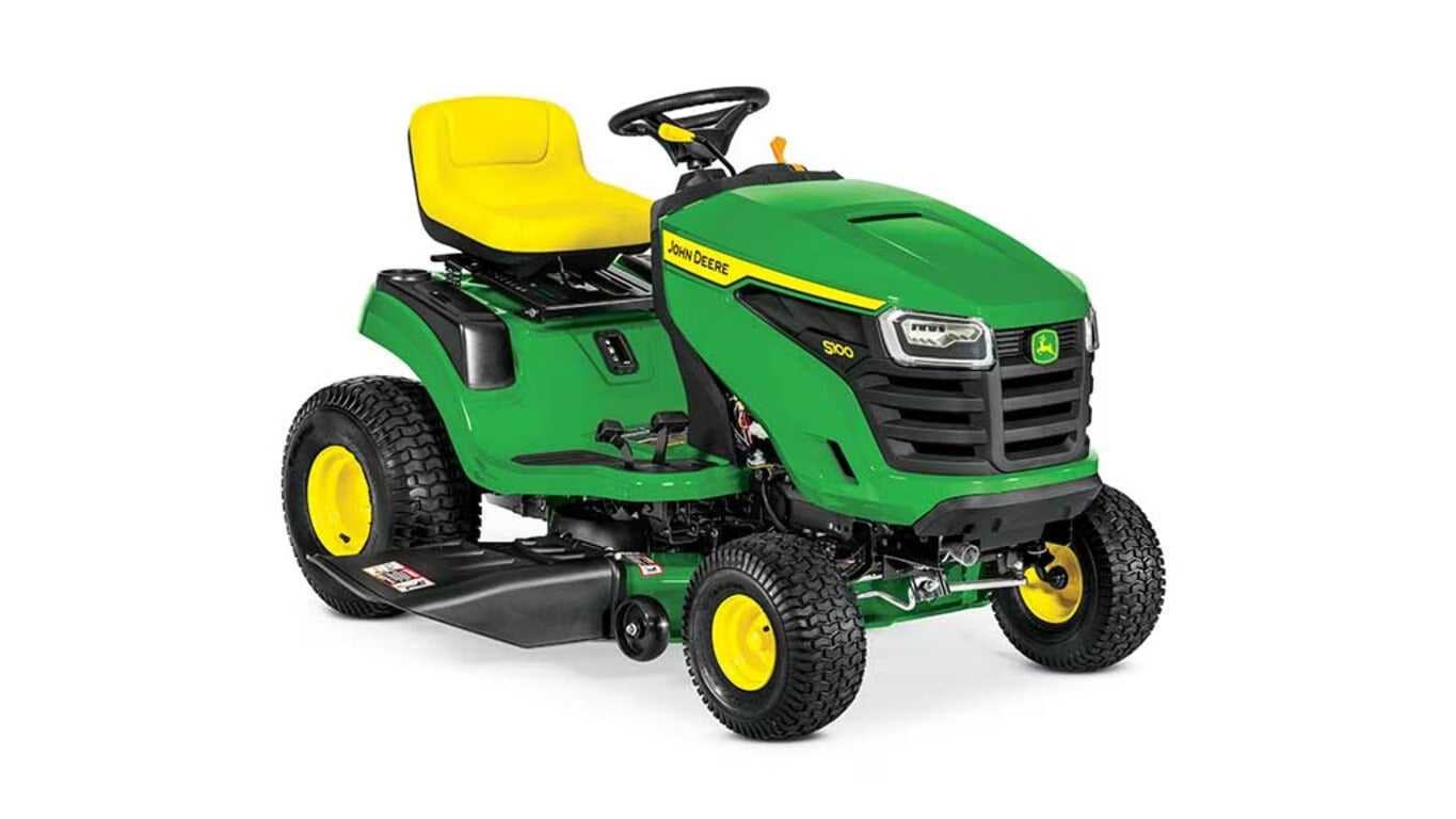 John Deere S100 42-inch 17.5HP Hydrostatic Gas Riding Mower Tractor
